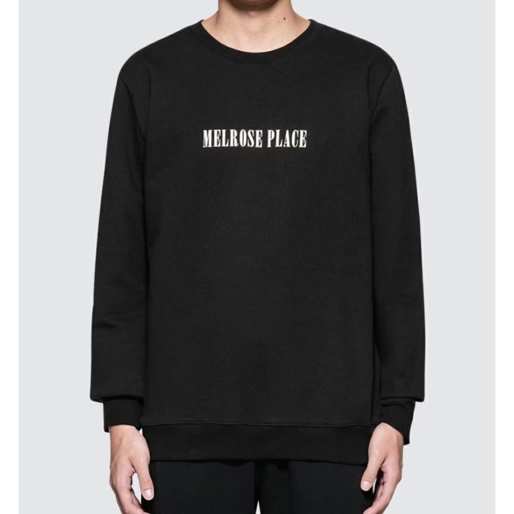 A.P.C. Melrose Place 100% Cotton Crewneck Black Sweater size Large